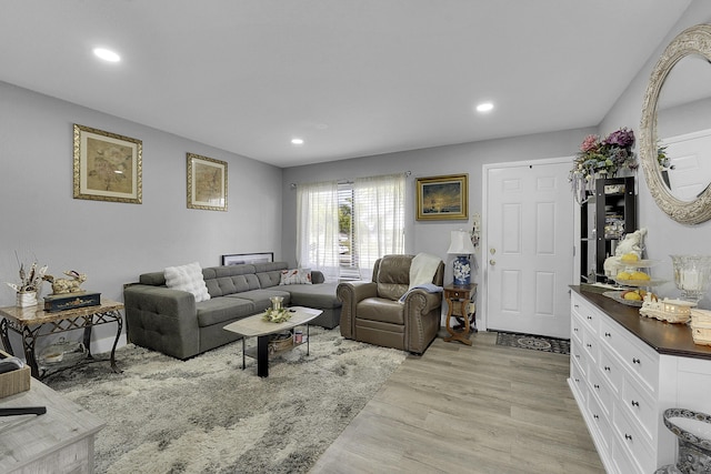 167 SW Tulip Blvd, Port Saint Lucie, FL 34953 - living area with light wood-type flooring and recessed lighting