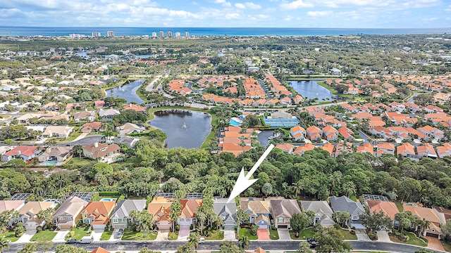 26 Princewood Ln, Palm Beach Gardens, FL 33410 - aerial view of property's location featuring nearby suburban area and a nearby body of water