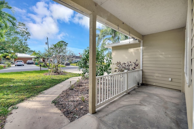 view of patio / terrace featuring a porch