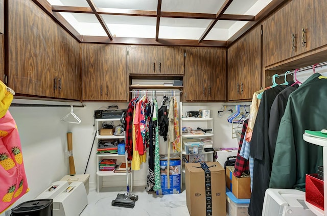 washroom with separate washer and dryer