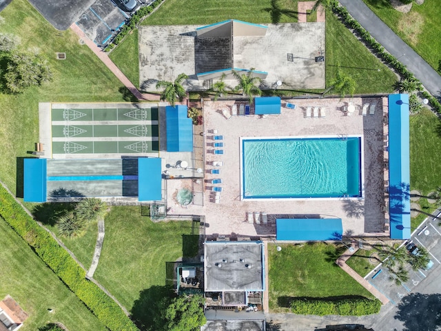 drone / aerial view