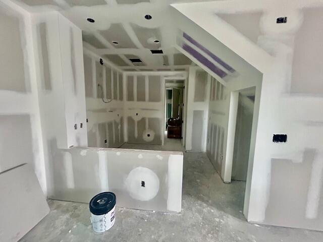 6991 NW 30th Ter Unit A, Fort Lauderdale, FL 33309 - bathroom with unfinished concrete floors