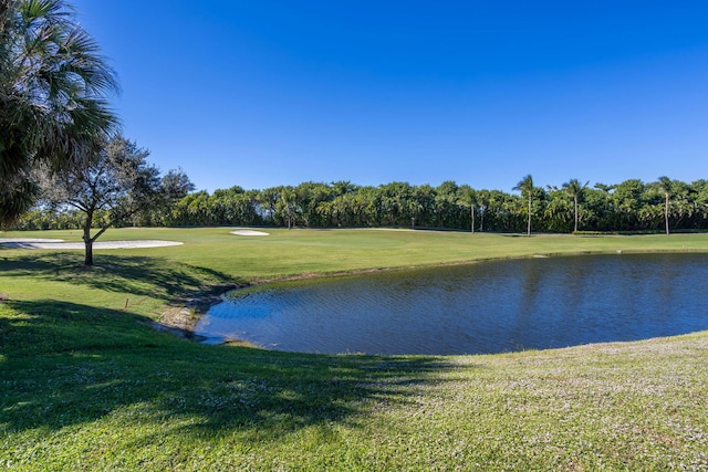 property view of water