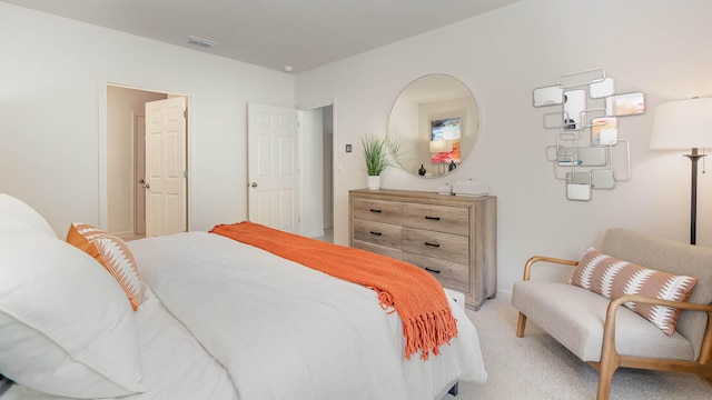 4601 SW Savona Blvd, Port Saint Lucie, FL 34953 - bedroom with visible vents and light carpet
