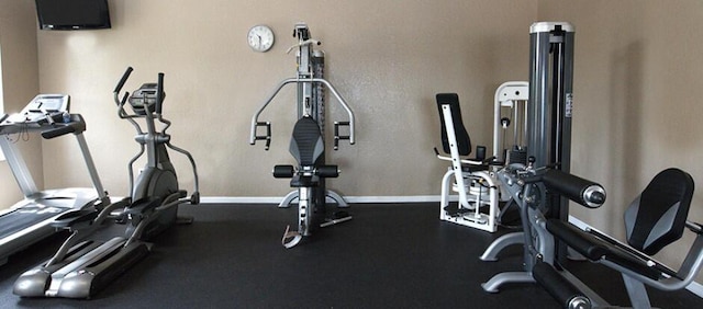 view of exercise room