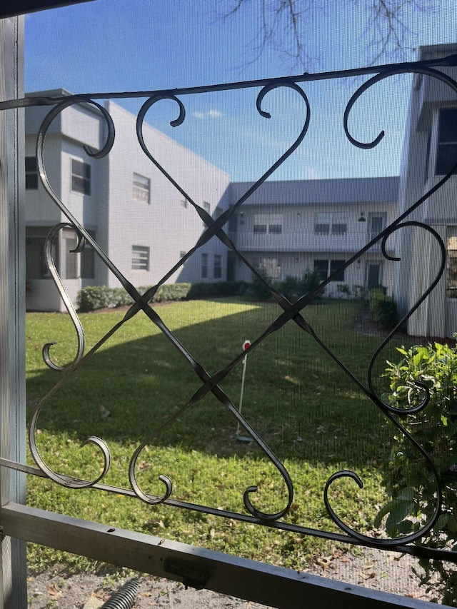 886 Flanders S, Delray Beach, FL 33484 - exterior space with a front lawn
