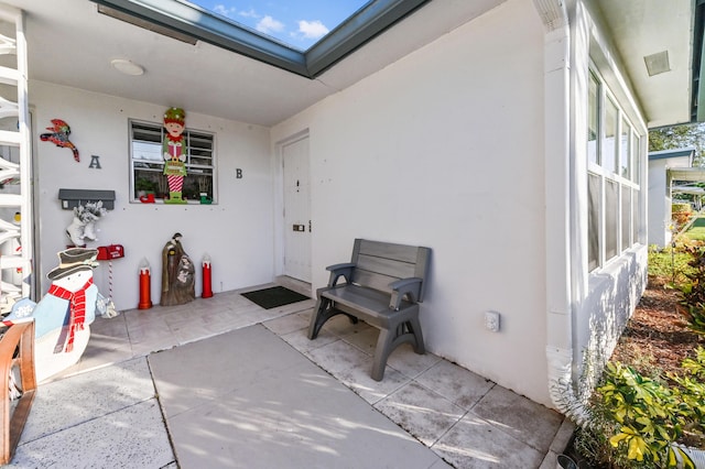 exterior space with a patio area