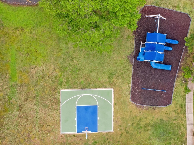 view of basketball court