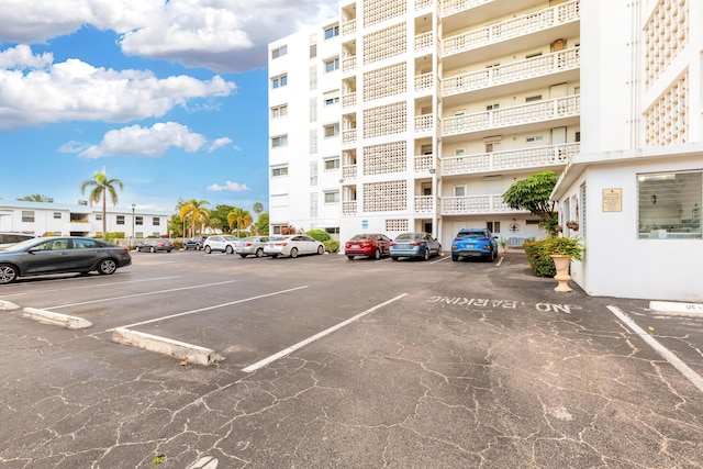 view of car parking