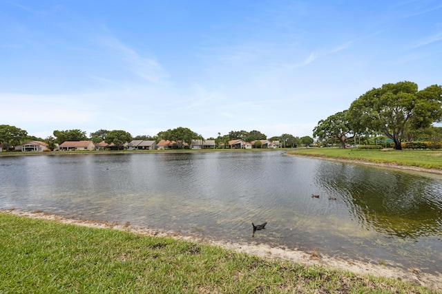 property view of water