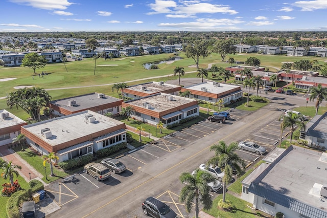 bird's eye view featuring golf course view