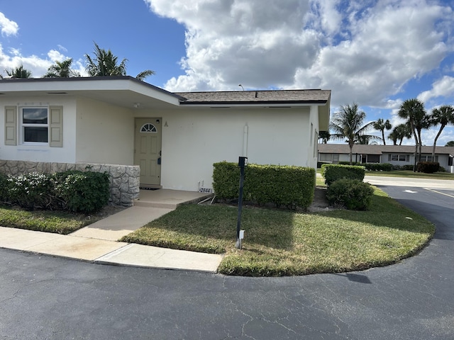 view of front of home