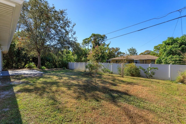 view of yard