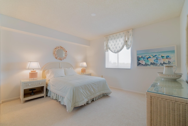 bedroom with carpet floors