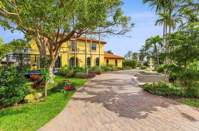 view of mediterranean / spanish house