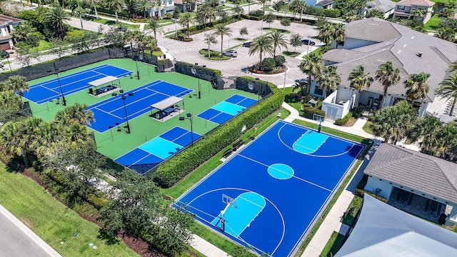 bird's eye view featuring a residential view