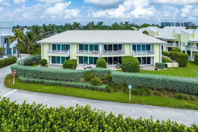 exterior space with a balcony