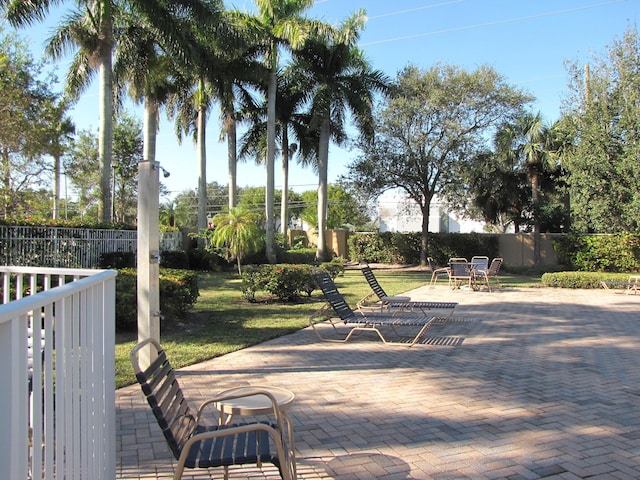 view of patio