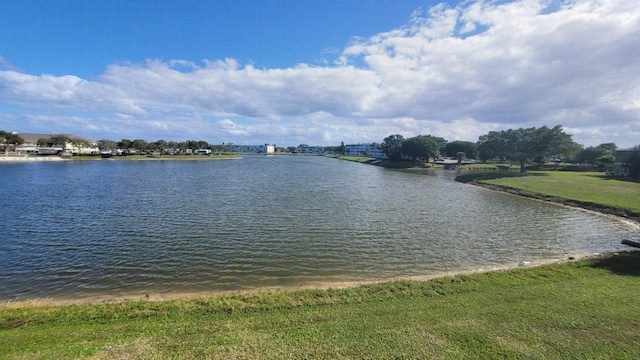 view of water feature