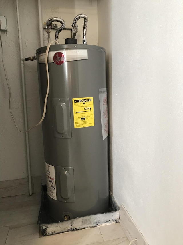 utilities with water heater