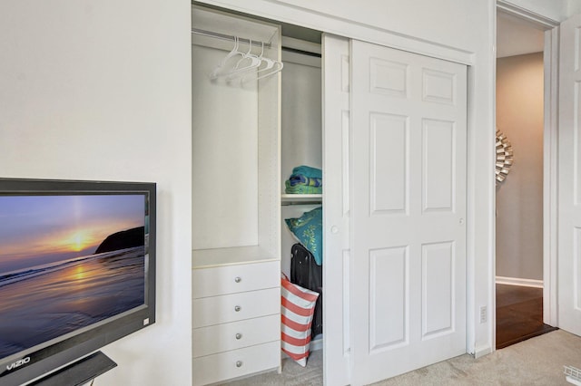 view of closet