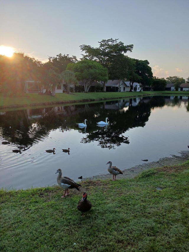 property view of water