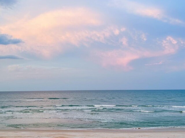 water view featuring a beach view