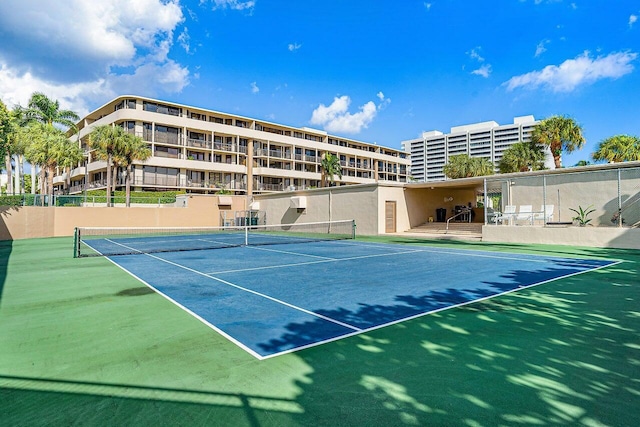 view of sport court