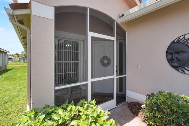 7708 Cherry Blossom Way, Boynton Beach, FL 33437 - exterior view of stucco siding