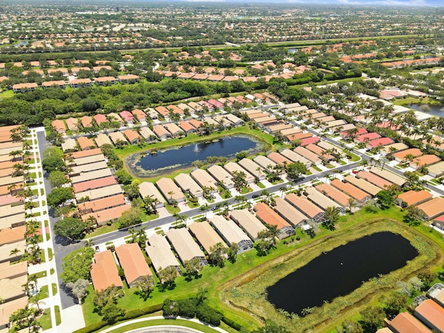 7708 Cherry Blossom Way, Boynton Beach, FL 33437 - aerial overview of property's location featuring nearby suburban area and a nearby body of water