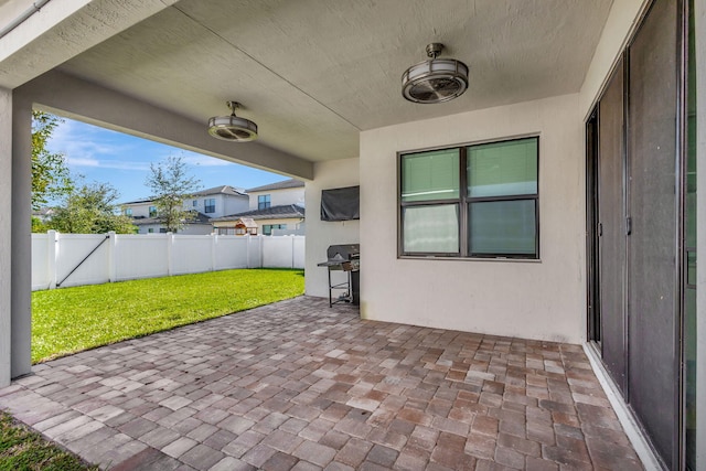 view of patio / terrace featuring area for grilling