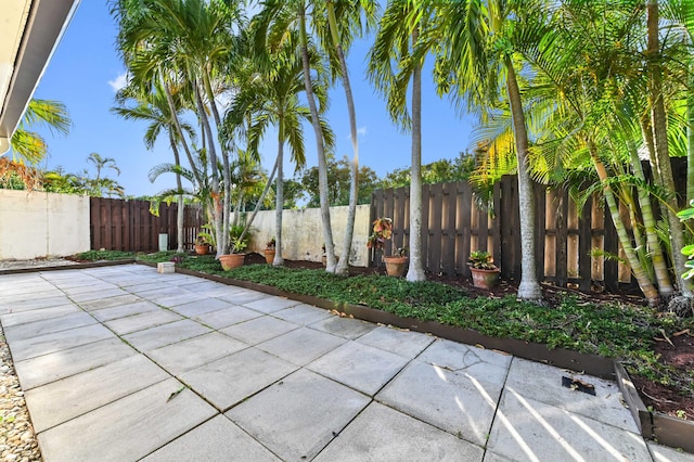 view of patio