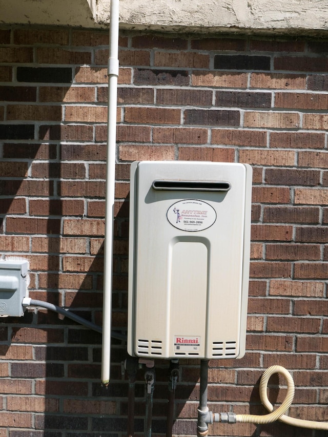 details with water heater