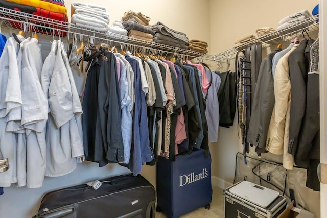 view of spacious closet