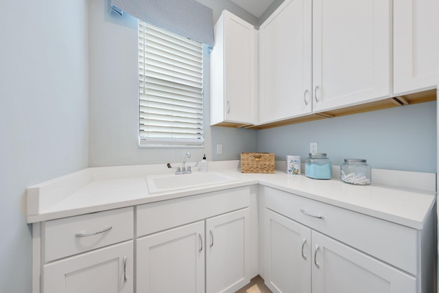 laundry area with sink