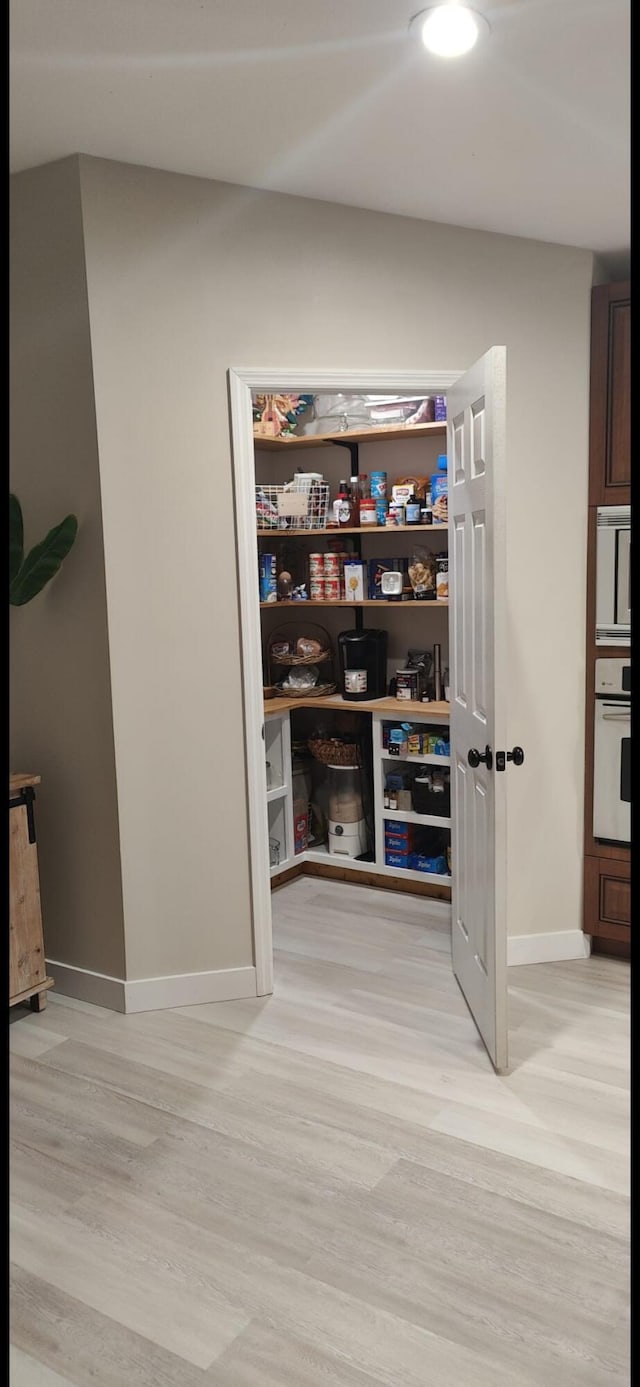 view of pantry