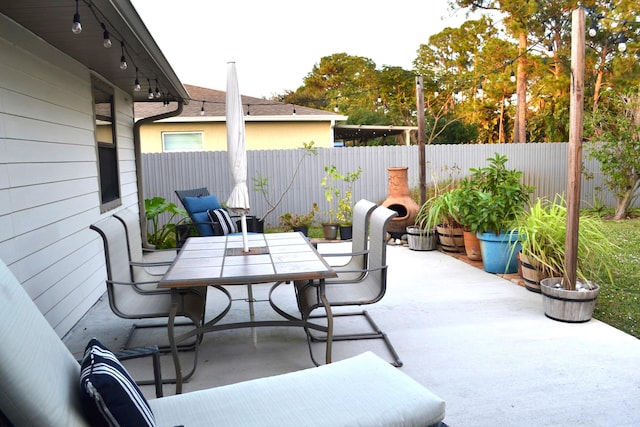 view of patio