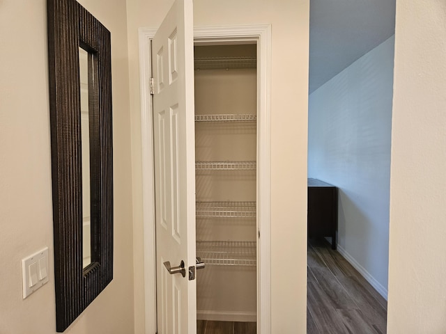 view of closet