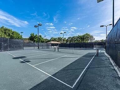 view of tennis court