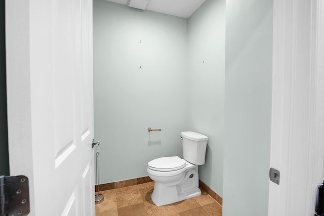 bathroom featuring toilet