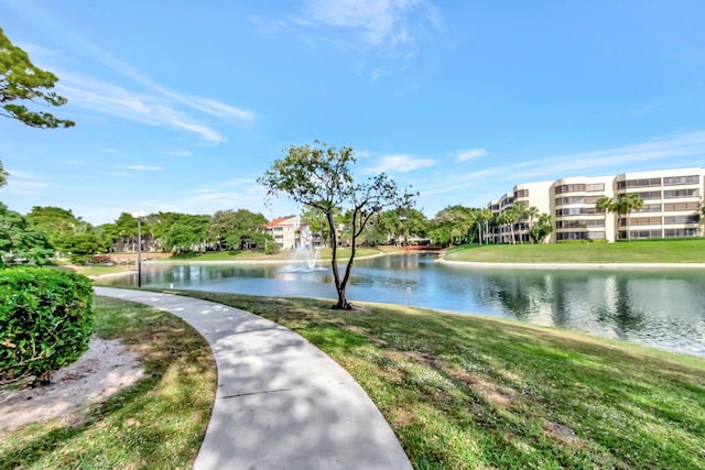 property view of water