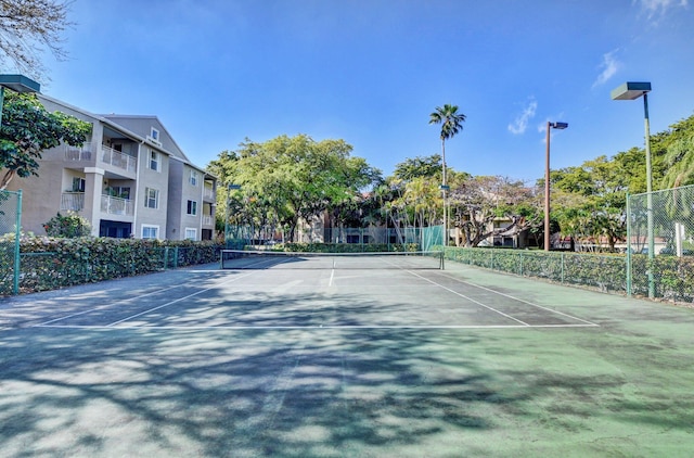 view of sport court