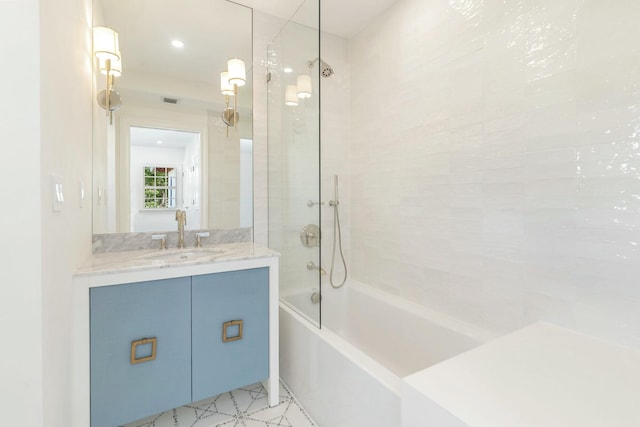 230 Argyle Rd, West Palm Beach, FL 33405 - full bathroom featuring bathing tub / shower combination and vanity
