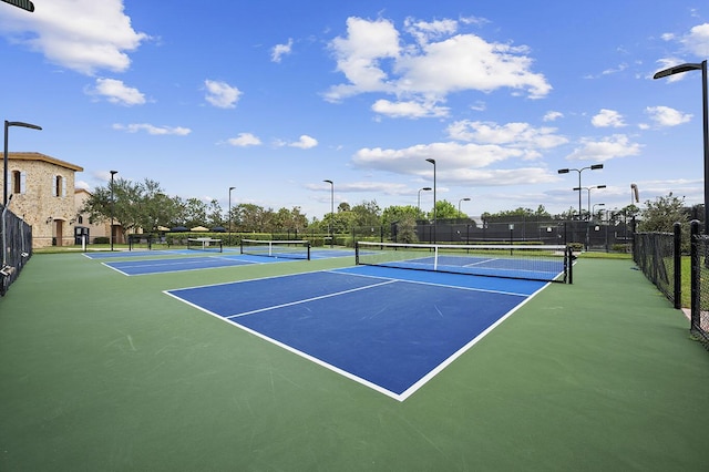 view of sport court with basketball court