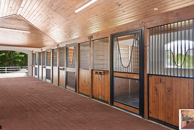 view of stable