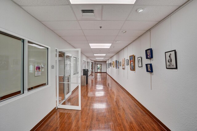 empty room featuring carpet floors and elevator