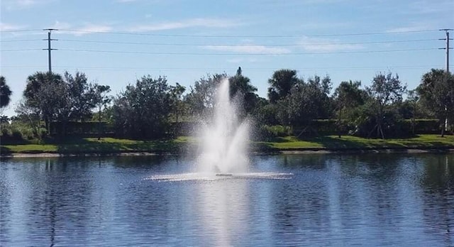 view of water feature