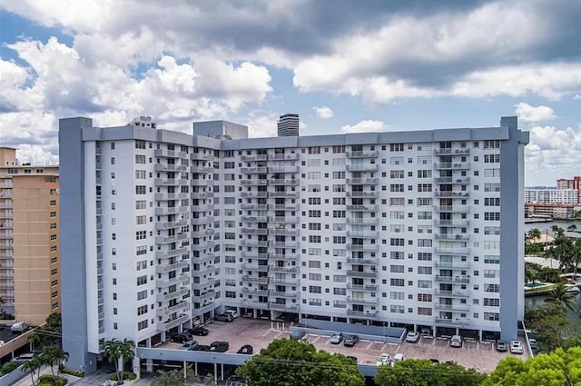 view of property with a city view