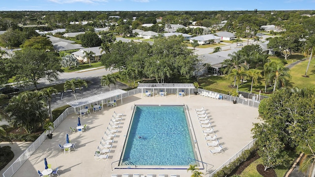 view of pool