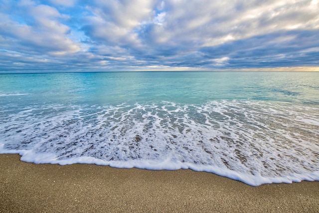 water view featuring a view of the beach